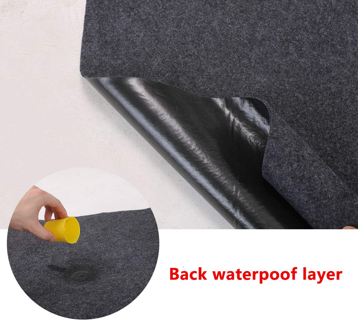 Under The Sink Mat Kitchen Cabinet Mat  Waterproof/Absorbent  Protects CabinetsAbsorbent Felt MaterialAnti-Slip And Waterproof B